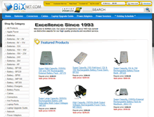 Tablet Screenshot of bixnet.com